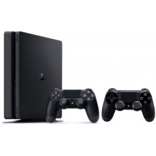 Sony PlayStation 4 500GB Slim with 2 Dual Shock Wireless Controllers